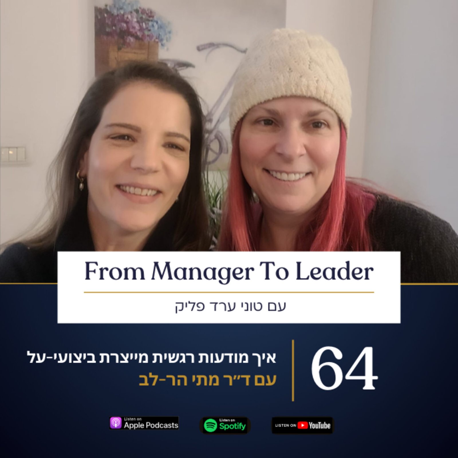 ד״ר מתי הר וטוני ערד פליק - מודעות רגשית למנהלים - פרק 64